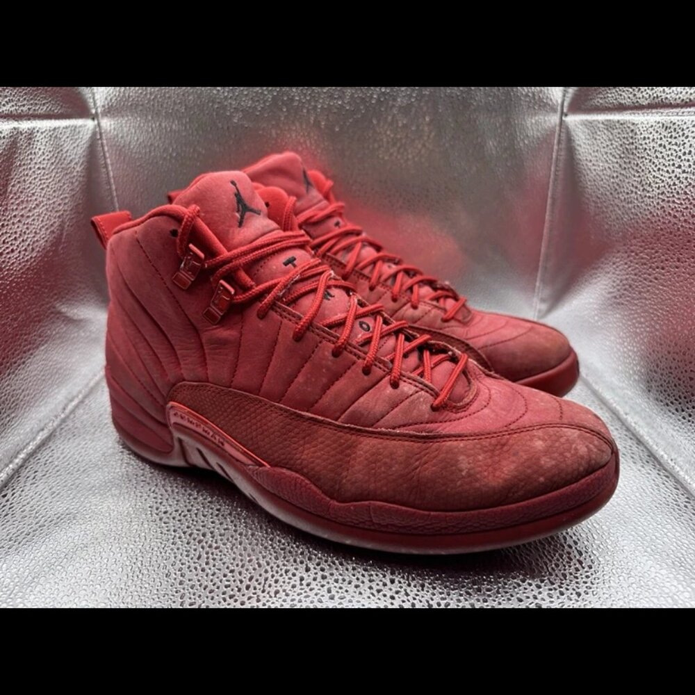 RARE 🚀 Size 10.5 - Nike Air Jordan 12 Retro Gym Red Mens 130690-601